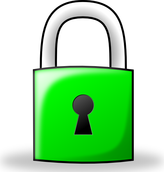 green HTTPS padlock